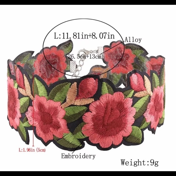 🌹NWT Ladies Rose Choker - Picture 3 of 8